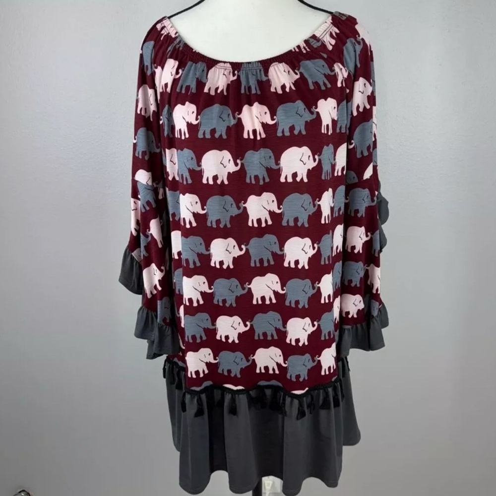 Elephant Print Tunic Dress